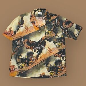 Rhude “Gunslinger” Multicolor Button Up Shirt